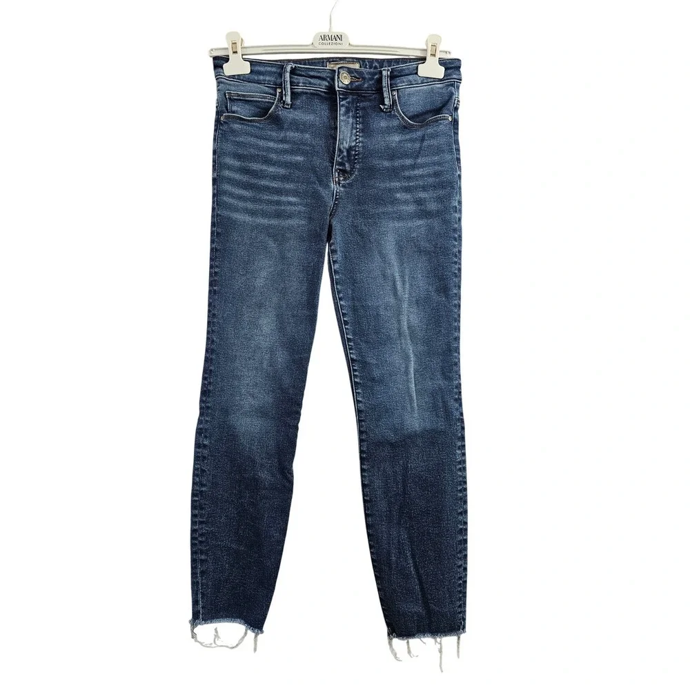 Kut from the Kloth Charlize Fab Ab Cigarette Leg High Rise Jeans Blue Size 8 EUC
